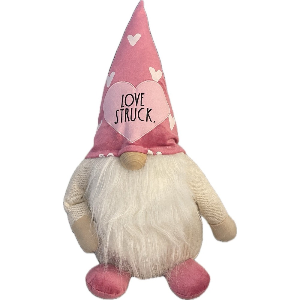 Rae Dunn Love Gnome Weighted Plush Decor Valentine's  Day 2022 Love Struck